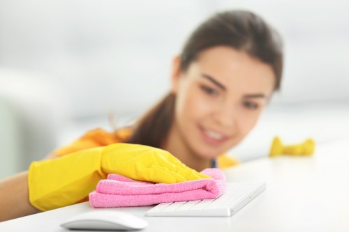 Fresh and hygienic bedroom after mattress cleaning in West Green