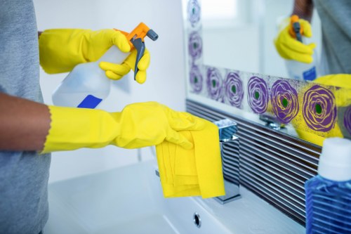Waste disposal and environmental compliance for cleaning services